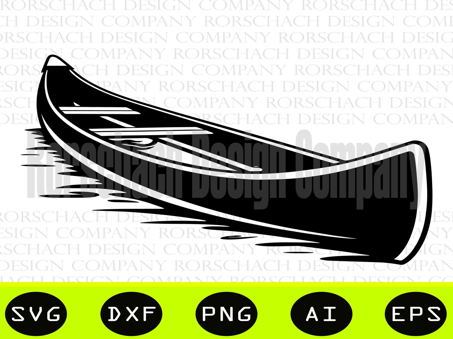 Canoe Svg, Canoe Clipart, Boat Svg, Nature Svg, Canoe Svg, Canoe Vector ...