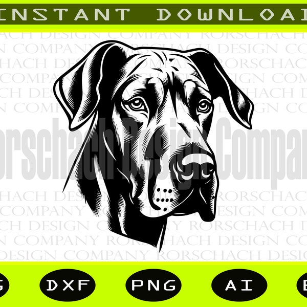Great Dane Svg, Great Dane Clipart, Dog Svg, Big Dog Svg, great dane svg, Great Dane Vector, Dog Cricut Cut file, Great Dane Clipart, SVG