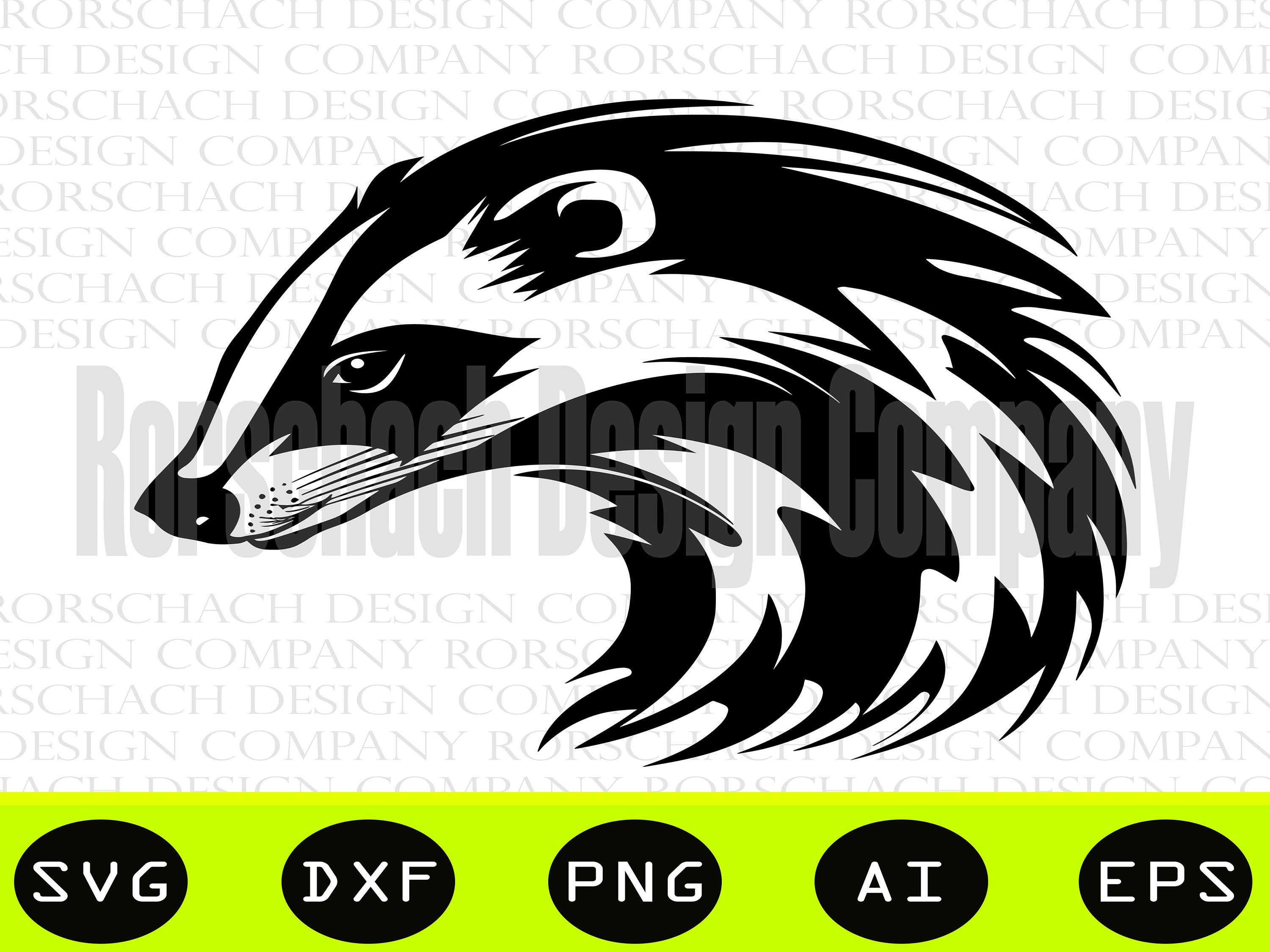 Badger Svg, Badger Clipart, Badger Svg, Animal Svg, Badger Svg, Badger