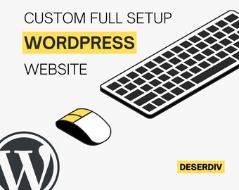 Wordpress Full Site Setup | SEO-Friendly | Responsive | Custom-Designed | E-Commerce Integration | Speed and Performance Optimization