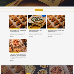 Food Blog & Restaurant Wordpress Website Elementor Free Customizable WordPress Template, Stunning Pre-Designed Pages image 7