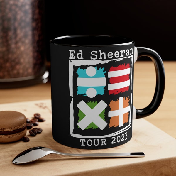 Ed Sheeran Mathematics World Tour mug, Mathematics Tour, Ed Sheeran Concert, Sheerios mug, Funny Concert mug