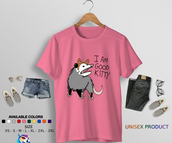 I Am Good Kitty Opossum Animal Lover Gift T-Shirt I Am Good Kitty Opossum Animal Lover Gift T-Shirt