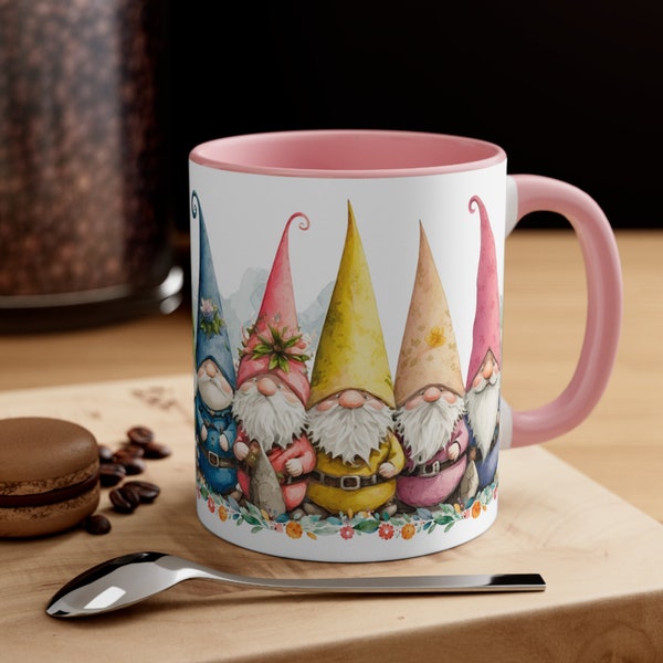 Funny Gnomes Mug, Funny Gnome Coffee Cup,, Whimsical Gnome Design, Gnome Lover's Drinkware, Funny Gnome Coffee Mug, Unique Gnome Art Mug,
