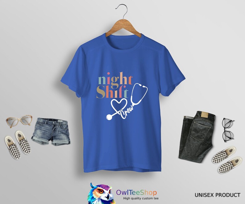 Night Shift Crew Tshirt Day Night Shift Shirt Nursing Etsy