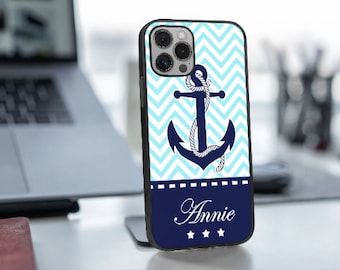 Love Anchors the Soul iPhone Case for iPhone 14. Personalized Anchor iPhone 15 Pro Max Phone Cases. Military Mom iPhone Case. Custom Case.