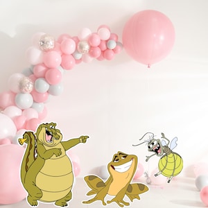 Tiana and the Frog Louis   CutOut, Tiana Princess Big Decor, Tiana Party Decoration Theme, Birthday Party, Stand Up Prop, Digital Download