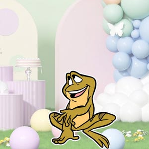 Tiana and the Frog CutOut, Tiana Princess Big Decor, Tiana Party Decoration Theme, Birthday Party, Stand Up Prop, Digital Download