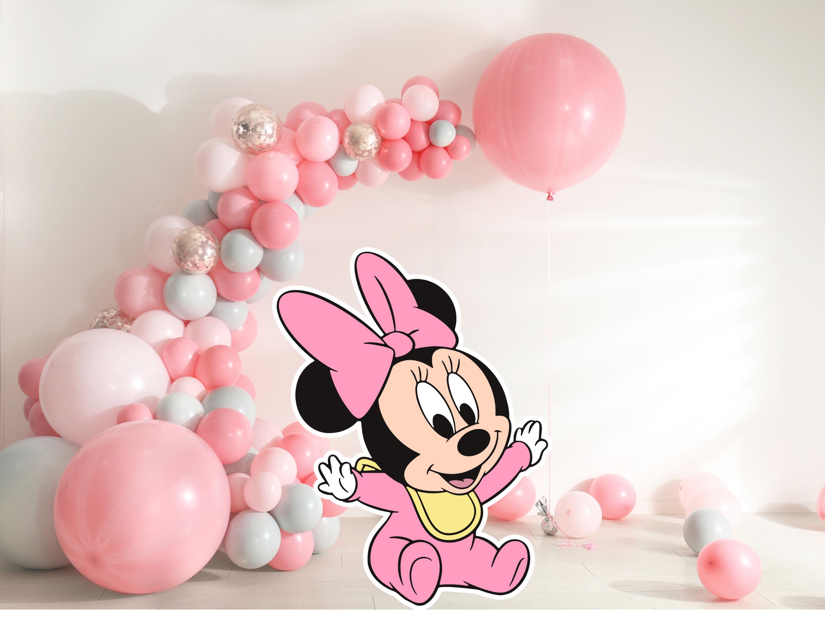 Minnie Mouse Baby Shower Balloon Arch Minnie Mouse Baby Shower Decorations, image size:2700x2025