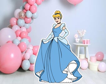 Cinderella Cutout: Princess Party Decoration (Digital Download)