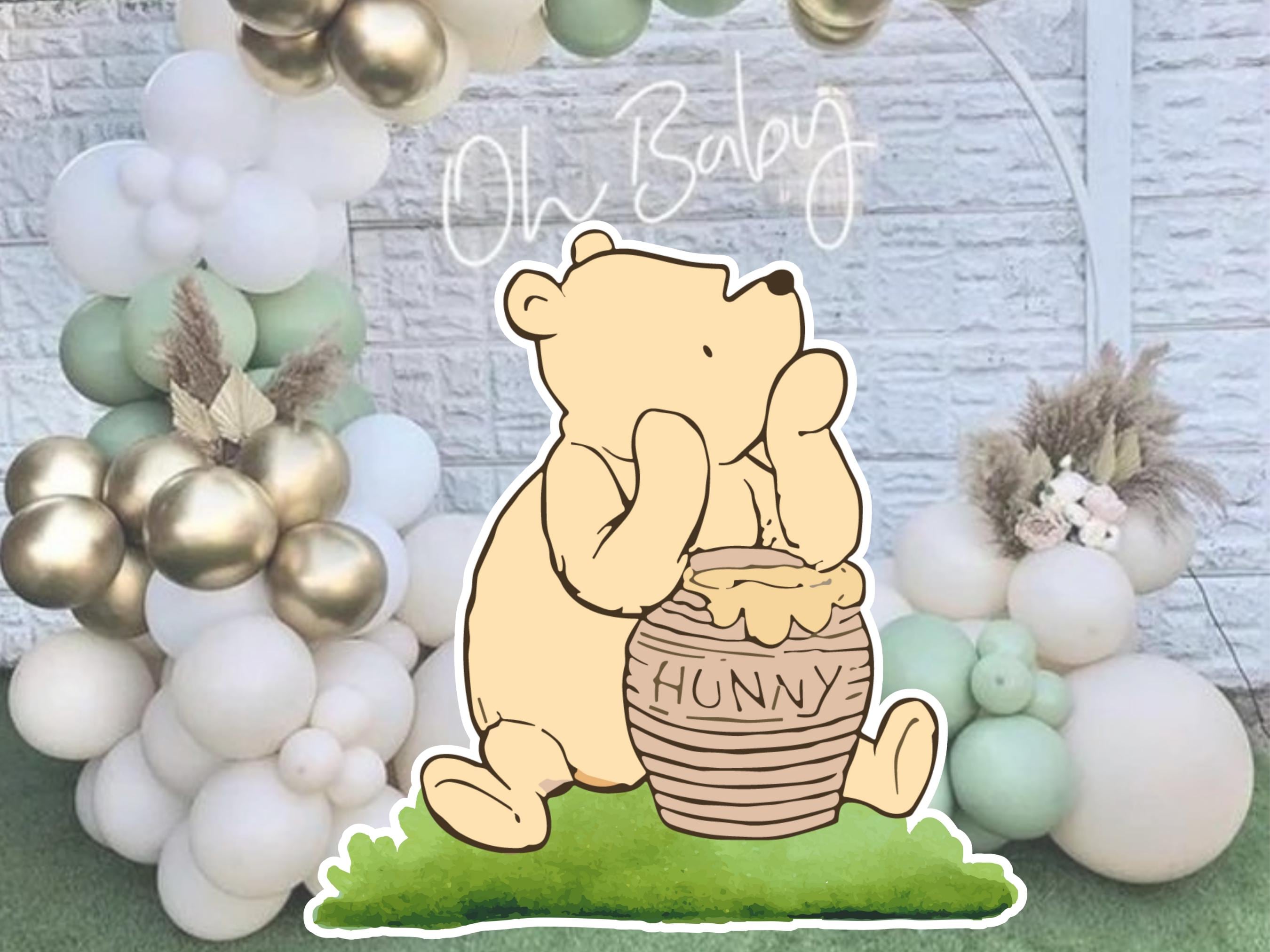 Cutout Decor Winnie The Pooh, Classic Winnie the Pooh Baby Shower, Birthday Party, Cutout Prop /Stand Up Prop DIGITAL DOWNLOAD