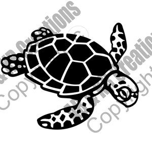 Turtle Clipart Image for Digital Download; Turtle Art JPG, PNG and SVG
