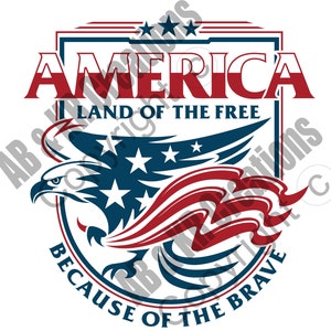 America SVG, PNG, JPG, American Bald Eagle, Eagle Symbol, American Flag, usa, United States, Stars and Stripes, Veterans Day, Independence