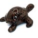 Sea Turtle Box in Brown Leather Like Printed Fabric - Handmade and One ...
