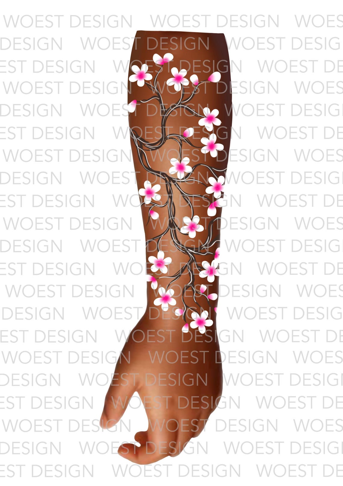 Face Paint Arm Set Realistic Style DIGITAL DOWNLOAD - Face Paint Design ...