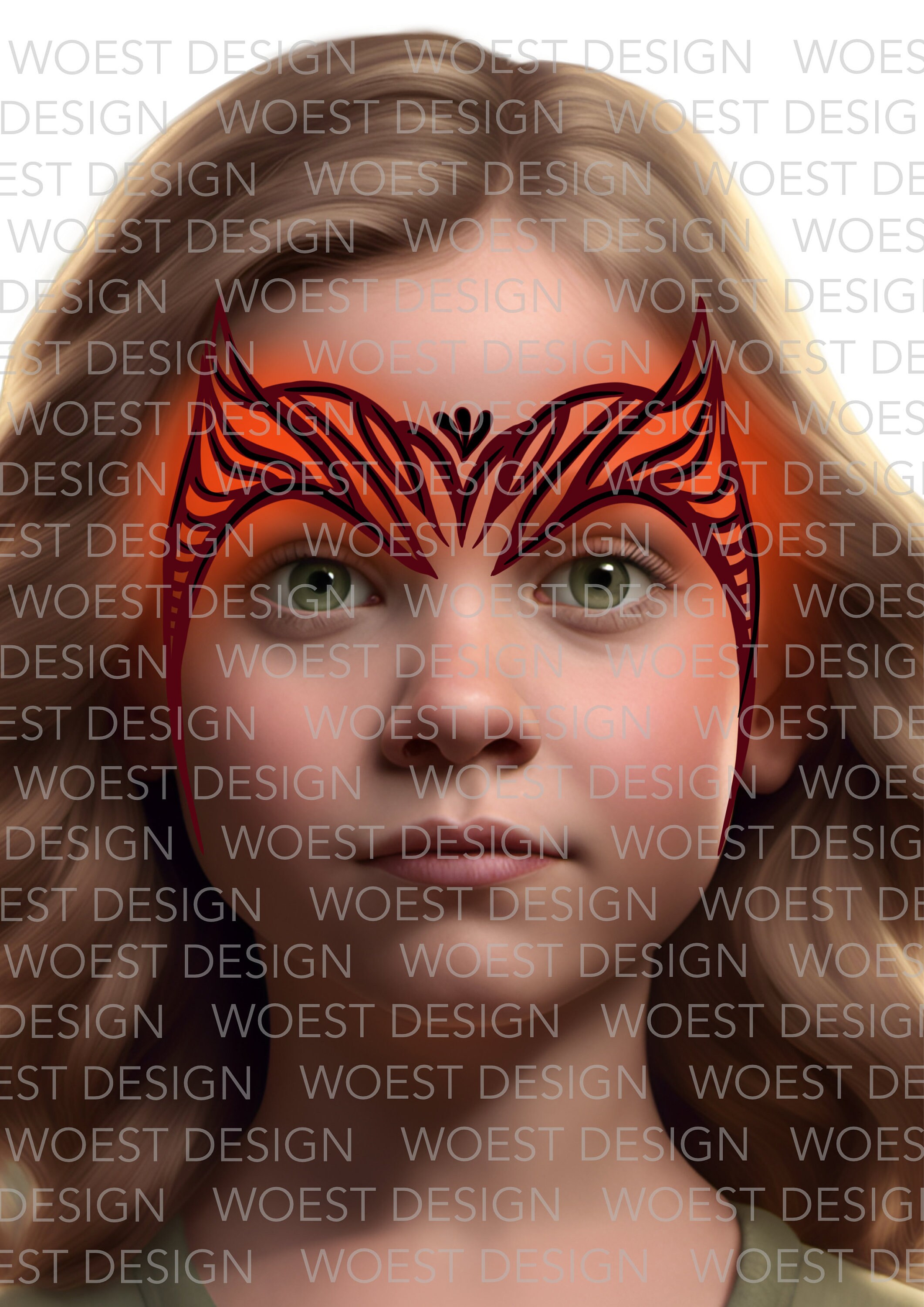 Super Hero Set Realistic DIGITAL DOWNLOAD - Face Paint Painting Design ...