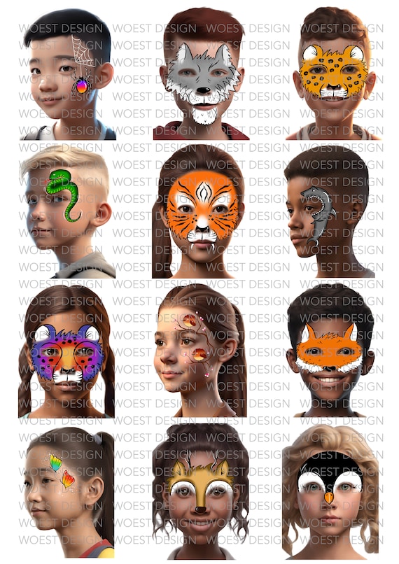 Realistic Animal Face Paint