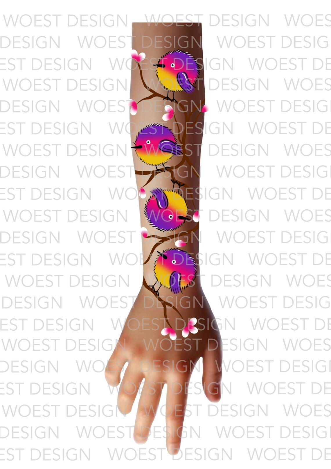 Face Paint Arm Set Realistic Style DIGITAL DOWNLOAD - Face Paint Design ...