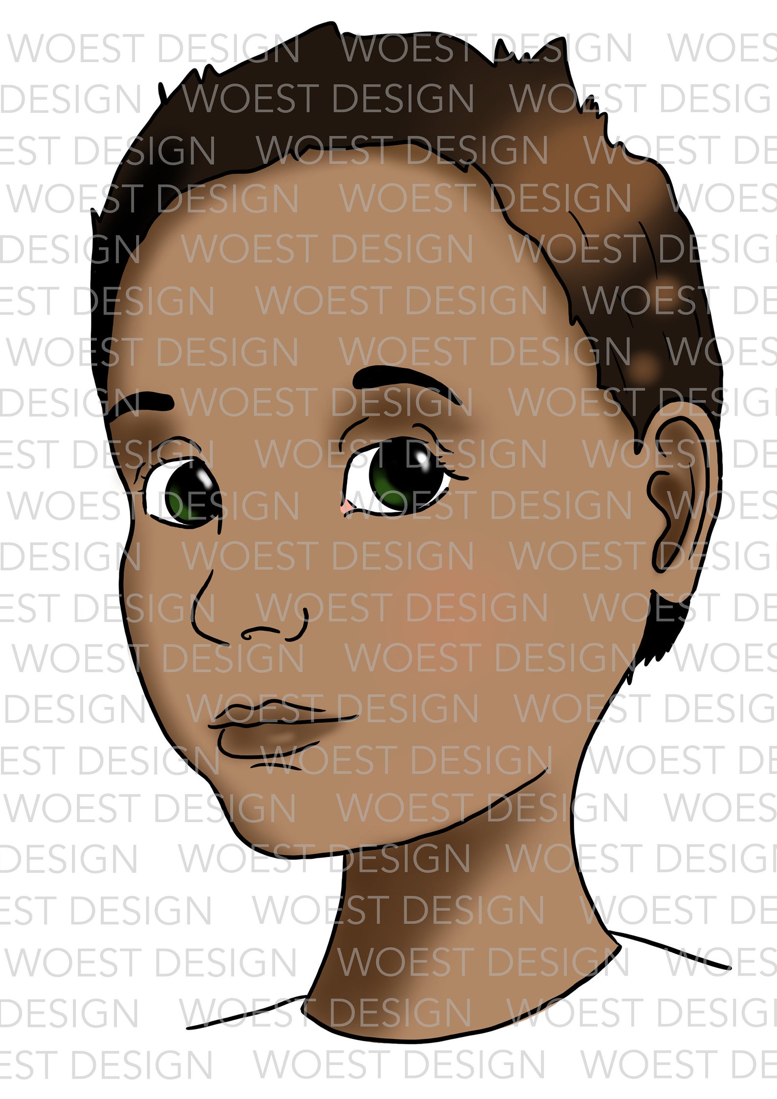 Blank Template Set A DIGITAL DOWNLOAD Face Paint Design Etsy