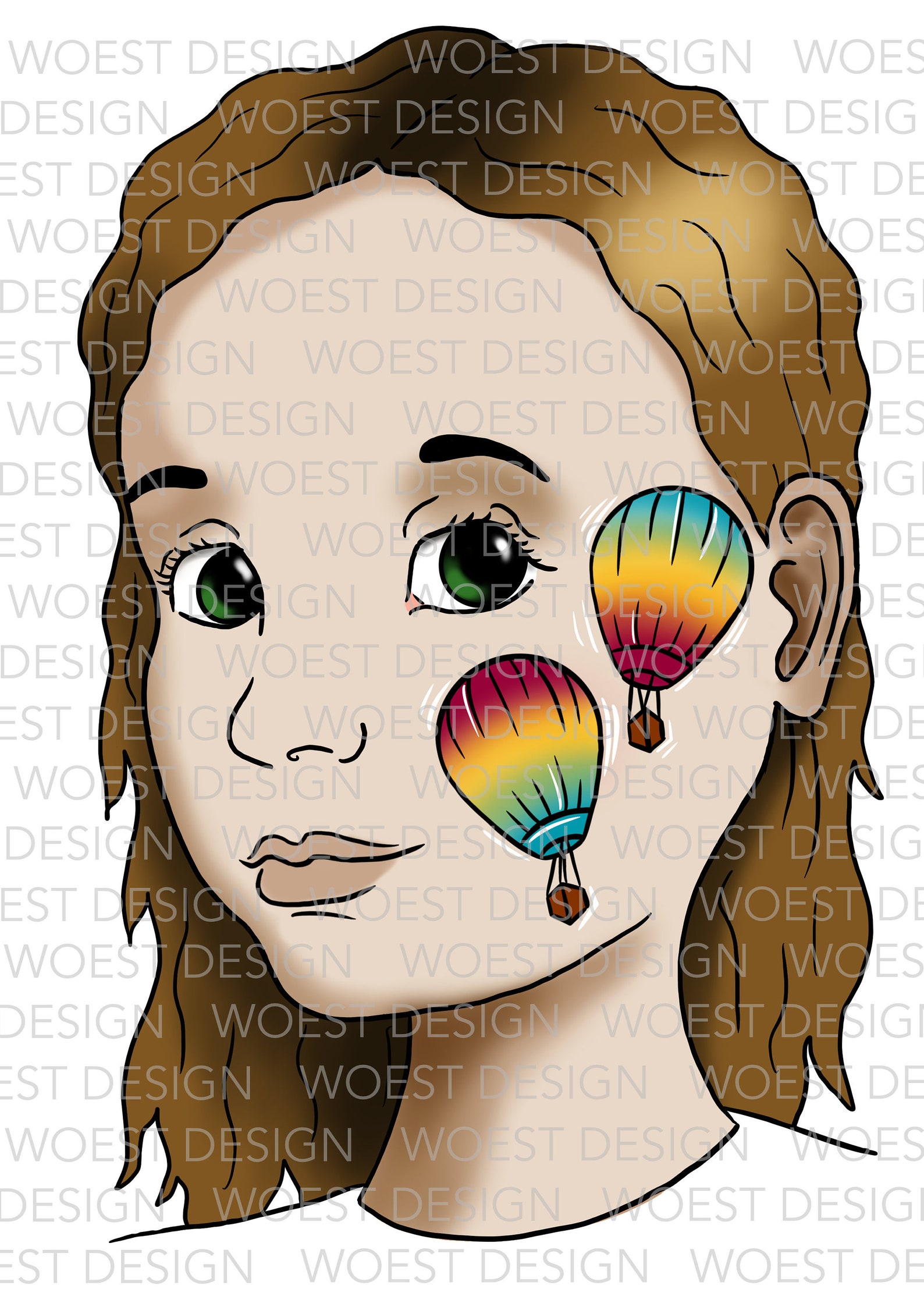 Summer Set DIGITAL DOWNLOAD - Face Paint Design Board Face Painting ...