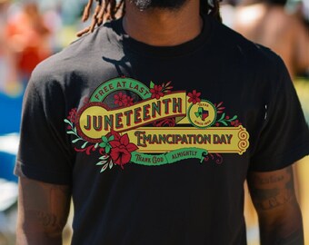 Camiseta de la familia Freeish con motivo del Juneteenth, camiseta de la cultura negra, camiseta de la justicia social
