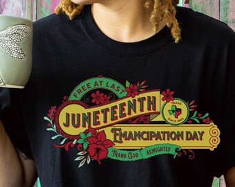 Camiseta de Juneteenth, camiseta Freeish, camiseta de justicia social, regalo de cultura negra