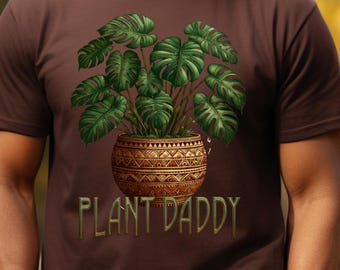 Plant Daddy Monstera Shirt,Monstera Deliciosa Tee,House Plant Lover Gift Indoor Plant Shirt, Botanical Dad T-Shirt, Tropical Plant Lover Tee