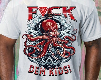 Camiseta de crucero sin niños, divertida camiseta con la frase "F Those Kids", camiseta de viaje atrevida, regalo para amantes de los cruceros