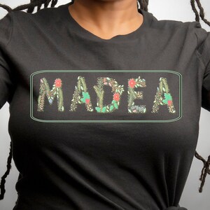 Madea Floral Organic Cotton T-Shirt - Grandma Gift