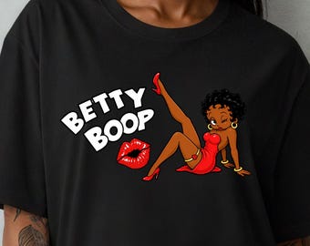 Betty Boop Retro Pinup Cartoon Tee | Vintage Graphic Shirt