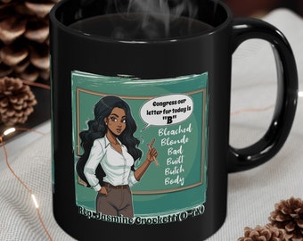 Rep Crockett Politische Tasse: Lustiges feministisches Geschenk (11oz, 15oz)