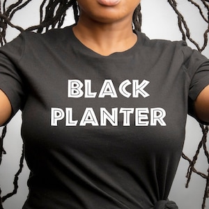 Black Planters Unisex t-shirt