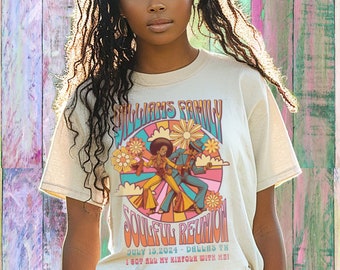 T-shirt personnalisé pour réunion de famille, t-shirt rétro Kinfolk, chemise de soirée dansante des années 70, idée cadeau