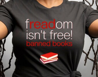 Schwarzes Autor Banned Books T-Shirt, Unisex Leser T-Shirt