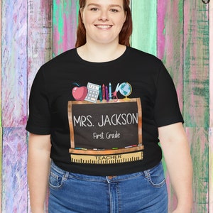 Personalized Teacher Shirt: Custom Elementary Teacher Appreciation Gift