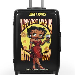 Personalisierter Betty Boop Koffer: Retro Reisegepäck Bild 1