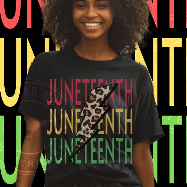 Thunder Bolt Juneteenth Shirt  Freeish Shirt Black History Shirt  Civil Rights Shirt  Black Lives Matter Shirt  Juneteenth Shirt  Stepping