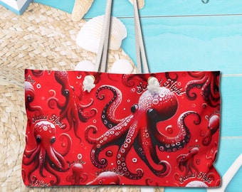 Fun Octopus Weekender Bag: Pack Smart for Your Next Getaway, Cruise Ready