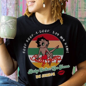 Black Betty Boop tee Black history, herstory, Afrocentric shirt The original  Baby Esther lee Jones