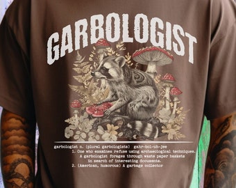 Raccoon Garbologist T-Shirt: Funny Animal Humor Tee