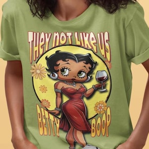Black Betty Boop T-Shirt: Retro Vintage Vibe, Heavy Cotton Tee
