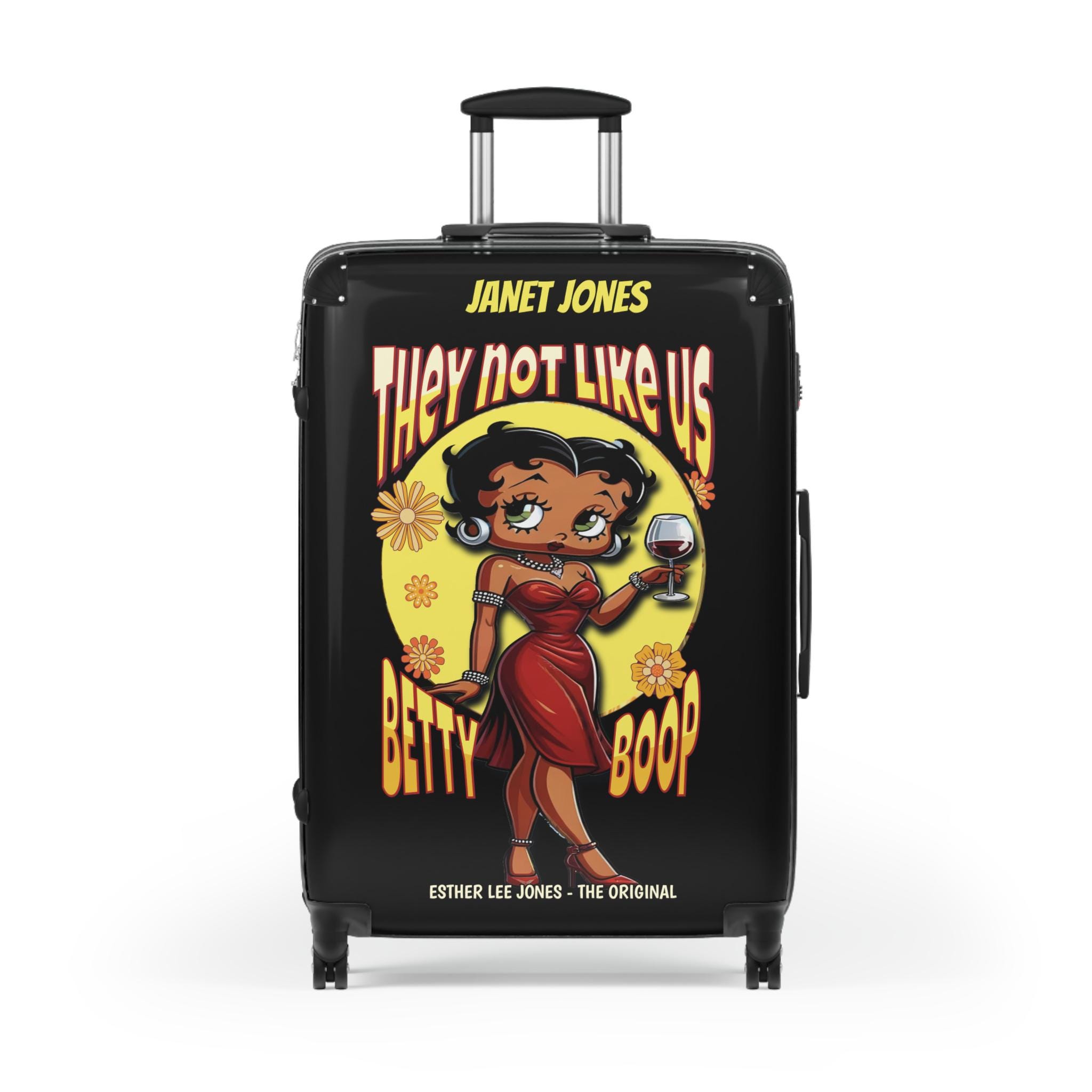 Betty Boop ベティちゃん　キャリーケース ブラック Betty Boop ベティちゃん キャリーケース ブラック - メルカリ