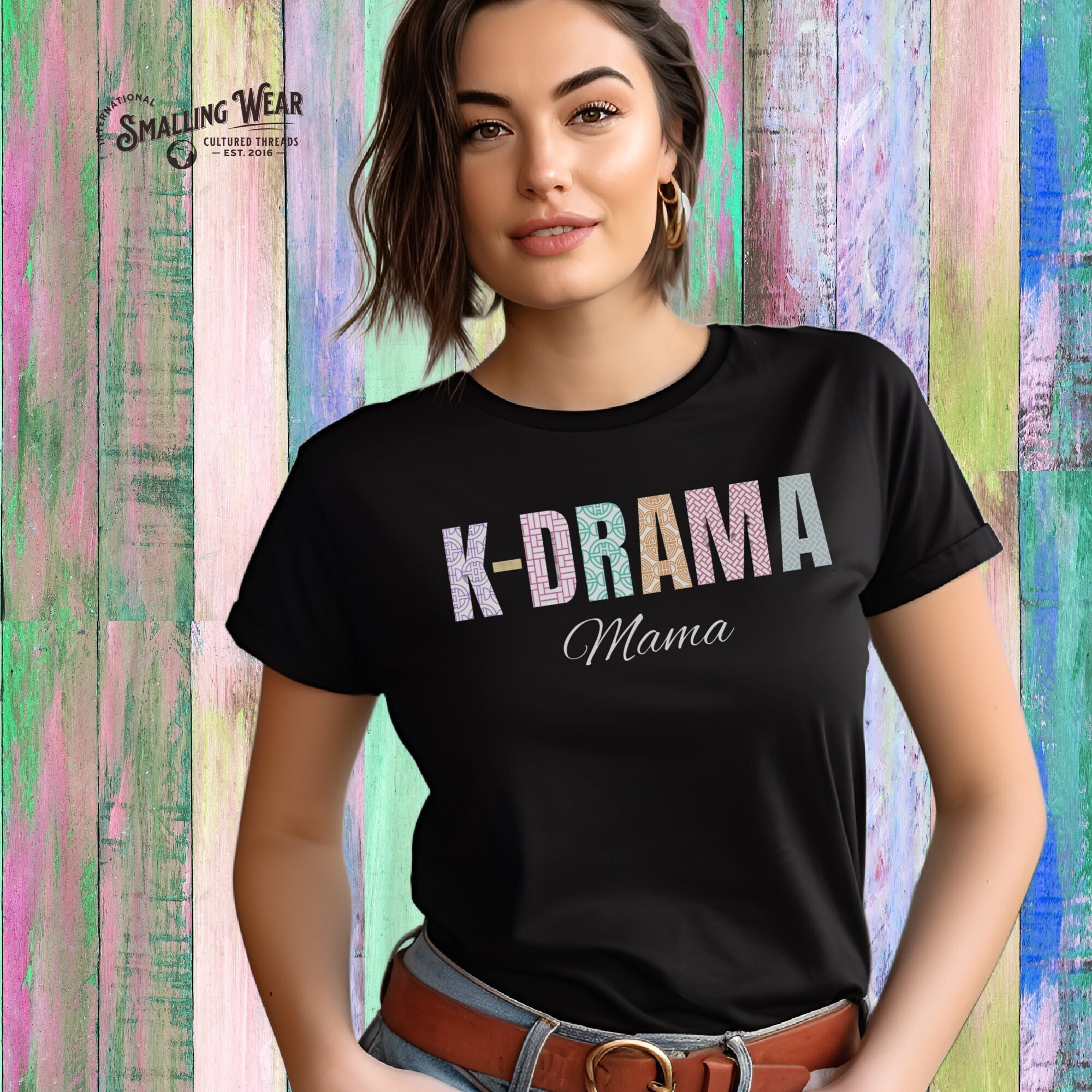 KDrama Korean Drama Mama Tee, K-Pop T-shirt, Trendy Graphic Tee, Korean Drama Gift Shirt, Mother's Day Gift