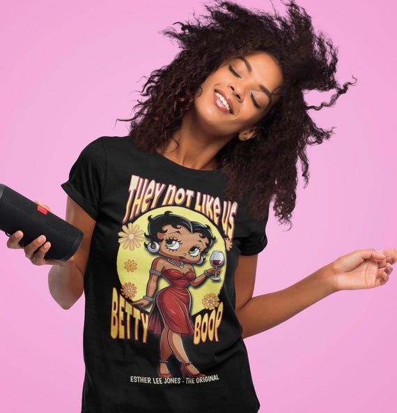 ブラック ベティ・ブープ Tシャツ：レトロヴィンテージな雰囲気、ユニ 