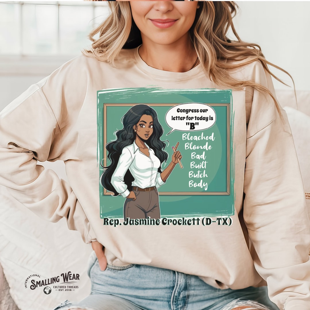 Jasmine Crockett MTG Gift Sweatshirt, Rep Crockett Political T-shirt