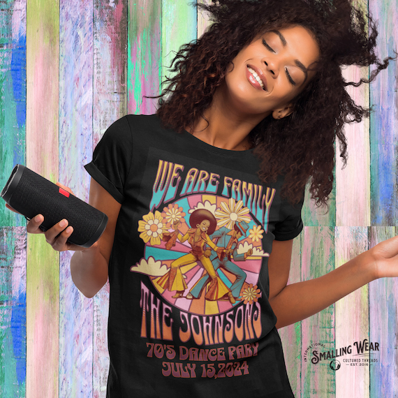 Personalized Family Reunion T-shirt: Retro 70s Kinfolk Design - Etsy