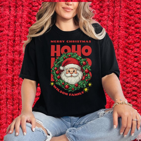 Camiseta festiva unisex, camiseta personalizada con gráfico de