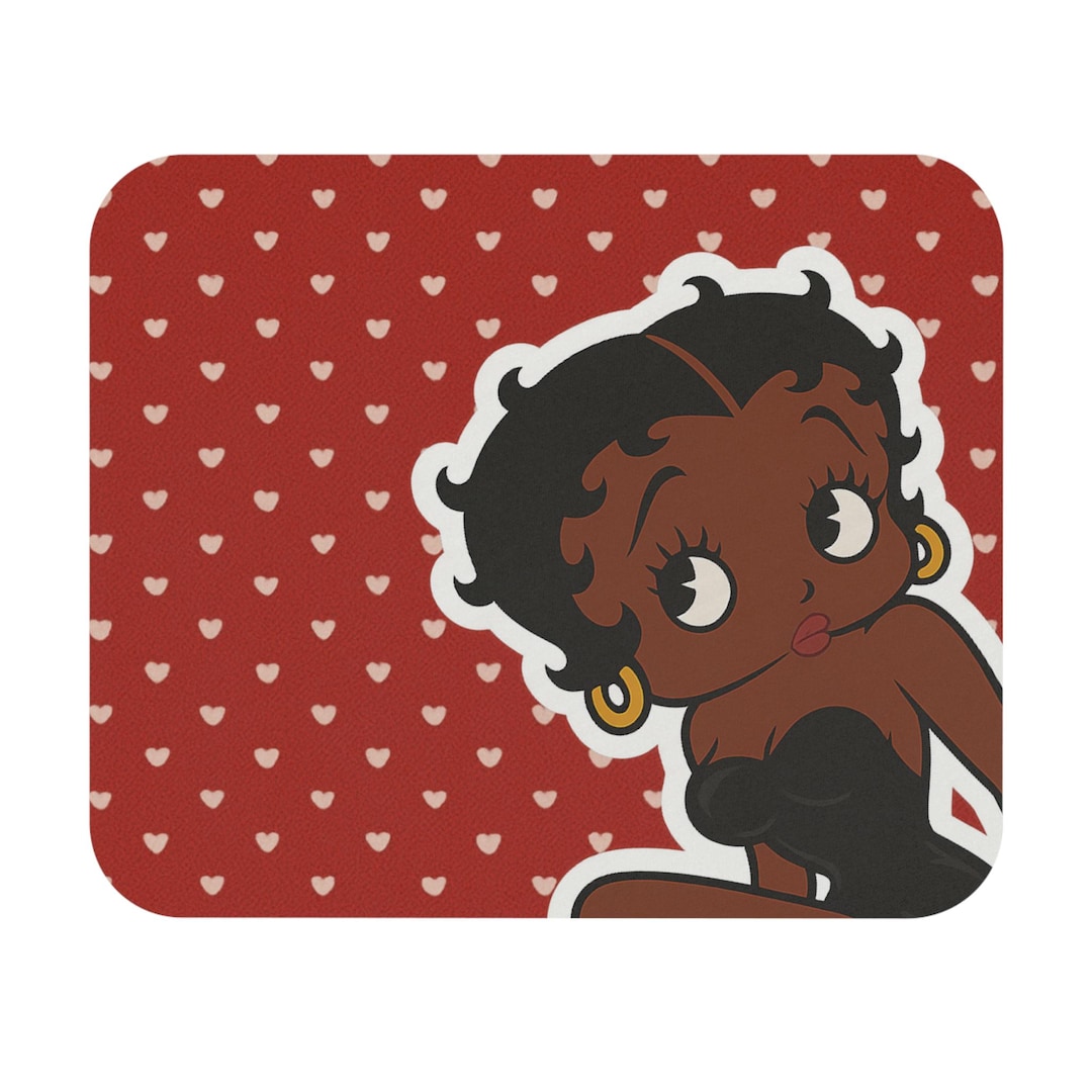 Boop Mouse Black Betty Boop Mouse Pad | Afrocentric Vintage Cartoon Art - Etsy