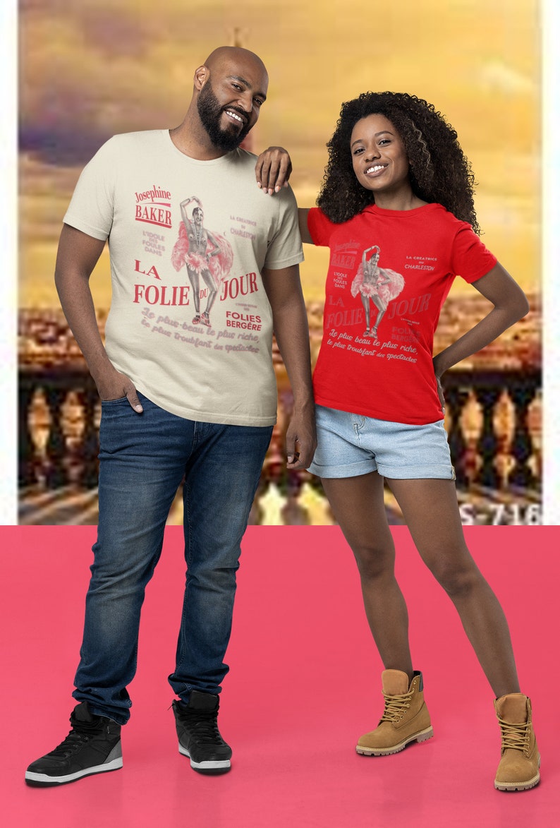 Josephine Baker T-shirt: Black Girl Magic, Bronze Venus - Etsy