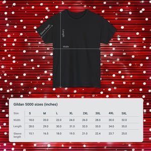 Camiseta familiar navideña de Papá Noel negra: camiseta navideña personalizada imagen 8
